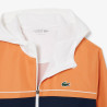 Ensemble survêtement Sport taffetas diamanté LACOSTE blanc et orange