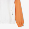 Ensemble survêtement Sport taffetas diamanté LACOSTE blanc et orange