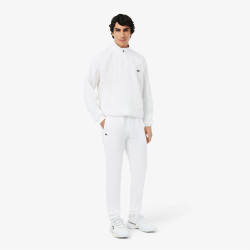 Ensemble survêtement Tennis déperlant LACOSTE blanc
