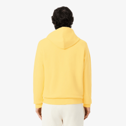 Sweatshirt Zippé à Capuche  Classic Fit Molleton – Confort & Style Intemporel Lacoste Jaune pastel