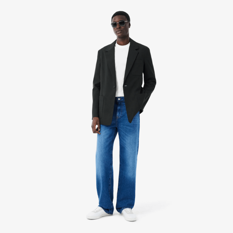 T-shirt Manches Longues  en Coton – Confort & Style Intemporel Lacoste blanc