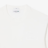T-shirt Manches Longues  en Coton – Confort & Style Intemporel Lacoste blanc