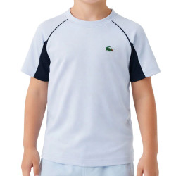 T-Shirt enfant ultra dry LACOSTE bleu clair