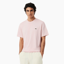 T-shirt  Classic Fit  Élégance intemporelle et confort optimal-Lacoste rose