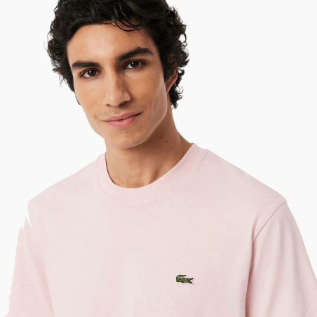 T-shirt  Classic Fit  Élégance intemporelle et confort optimal-Lacoste rose