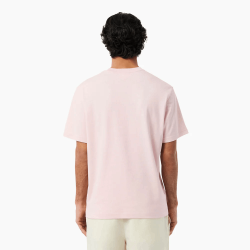 T-shirt  Classic Fit  Élégance intemporelle et confort optimal-Lacoste rose