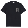 T-shirt en jersey épais brodé Confort premium et style élégant au quotidien - Lacoste noir
