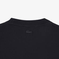 T-shirt en jersey épais brodé Confort premium et style élégant au quotidien - Lacoste noir