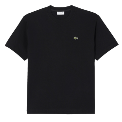 T-shirt  Jersey de Coton Épais – Style Chic & Décontracté Lacoste noir