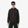 Sweatshirt Zippé à Capuche Classic Fit Molleton – Confort & Style Intemporel Lacoste marron