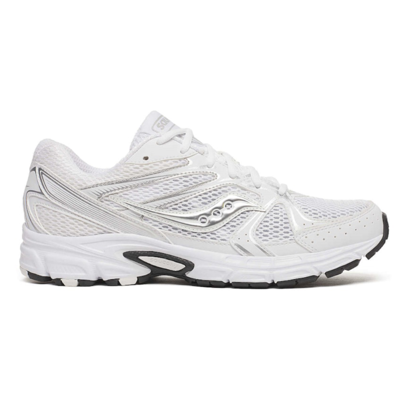 Baskets  Ride Millennium unisexe – Confort & style rétro Saucony  blanc/argent