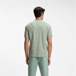 T-shirt Porsche x BOSS  décontracté en jacquard de coton BOSS vert clair