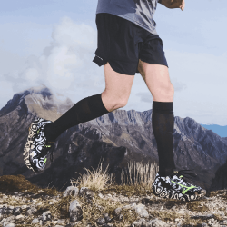 Baskets Running  Neo Accera Unisex -Confort & Performance Mizuno bleu aube/jaune éclair/noir