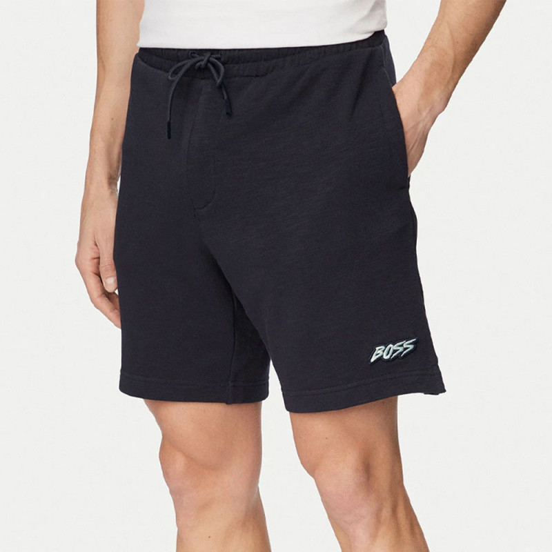 Short avec logo imprimé Se_Surf BOSS bleu foncé