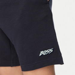 Short avec logo imprimé Se_Surf BOSS bleu foncé