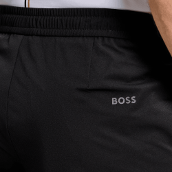 Short Regular Fit en twill déperlant et à séchage rapide BOSS noir