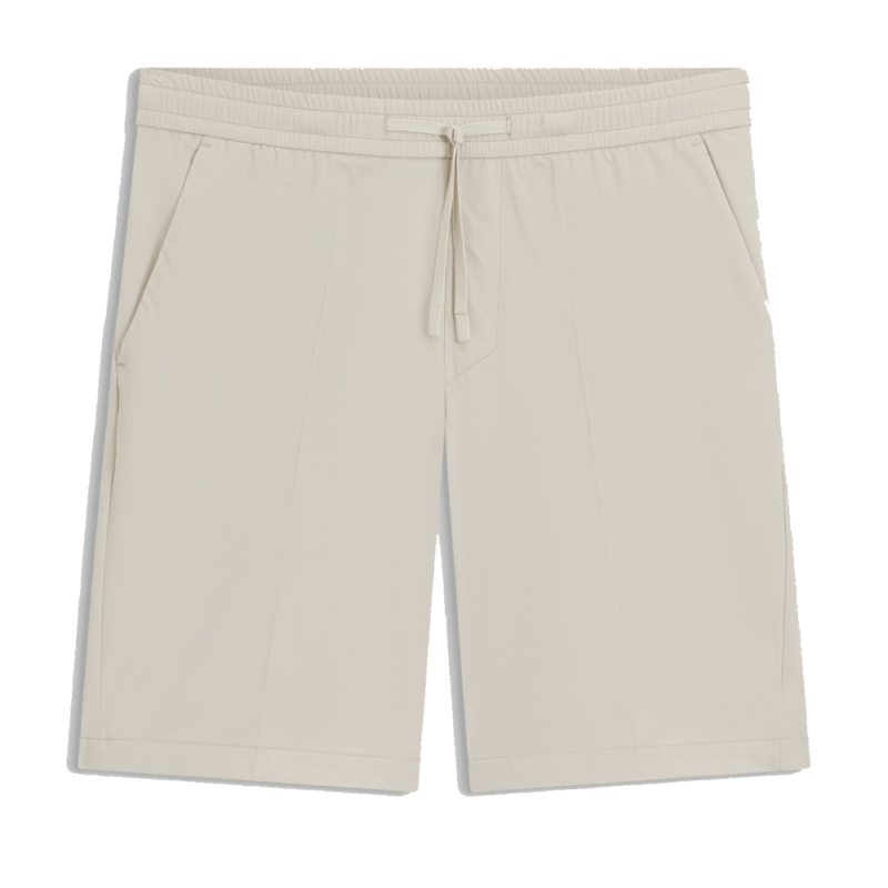 Short Regular Fit en twill déperlant et à séchage rapide BOSS Light Beige