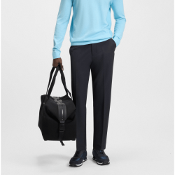 Pantalon à coupe effilée avec finition hydrofuge BOSS Bleu foncé