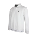 Sweat en coton mélangé avec logo brodé SW_Member FZ  BOSS blanc