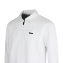 Sweat en coton mélangé avec logo brodé SW_Member FZ  BOSS blanc
