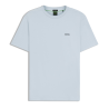T-shirt Regular  en coton stretch avec logo contrastant  TEE HUGO BOSS bleu clair