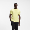 T-shirt Regular  en coton stretch avec logo contrastant  TEE HUGO BOSS Jaune clair