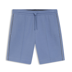 Shorts à moulures en mélange coton JT_Join Headlo BOSS bleu clair