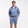 Shorts à moulures en mélange coton JT_Join Headlo BOSS bleu clair