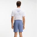 Shorts à moulures en mélange coton JT_Join Headlo BOSS bleu clair