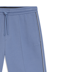 Shorts à moulures en mélange coton JT_Join Headlo BOSS bleu clair