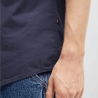 Chemise Regular en popeline de coton Relegant_6-short_M BOSS Bleu marine