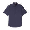 Chemise Regular en popeline de coton Relegant_6-short_M BOSS Bleu marine