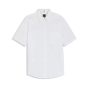 Chemise Regular en popeline de coton Relegant_6-short_M BOSS Blanc