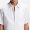 Chemise Regular en popeline de coton Relegant_6-short_M BOSS Blanc