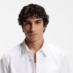 Chemise Regular en popeline de coton Relegant_6-short_M BOSS Blanc