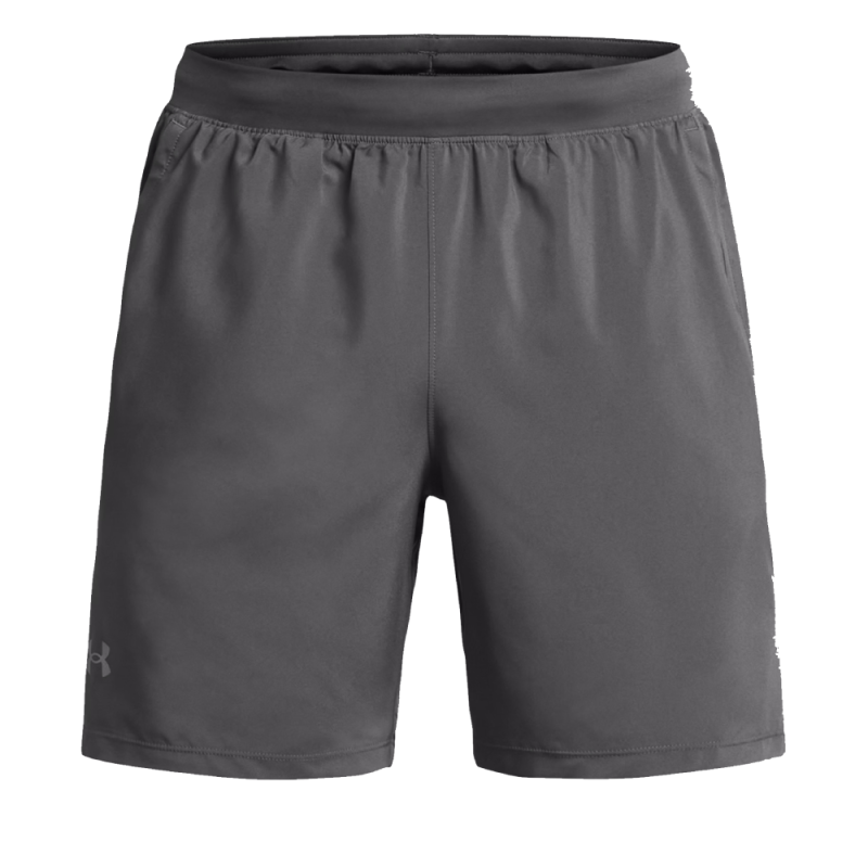 Short de course  Léger, respirant et séchage rapide Under Armour  gris foncé