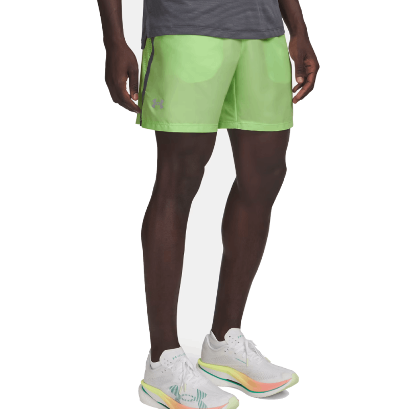 Short de course  Léger, respirant et séchage rapide Under Armour vert