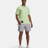 Short de course homme 21 cm- séchage rapide et confortable Under Armour gris