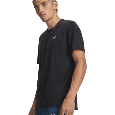 T-shirt running homme léger respirant Under Armour noir