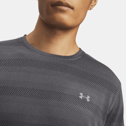 T-shirt running homme léger respirant Under Armour gris