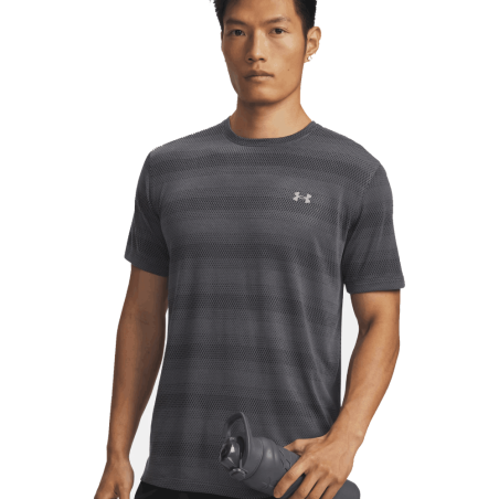 T-shirt running homme léger respirant Under Armour gris
