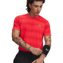T-shirt running homme léger respirant Under Armour rouge