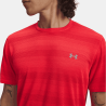 T-shirt running homme léger respirant Under Armour rouge