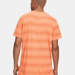 T-shirt running homme léger respirant Under Armour orange