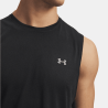Débardeur fitness homme respirant et confortable Under Armour noir