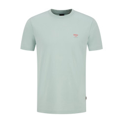 T-shirt Te_Groove en coton Manches courtes style moderne BOSS Turquoise