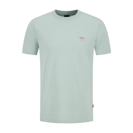 T-shirt Te_Groove en coton Manches courtes style moderne BOSS Turquoise