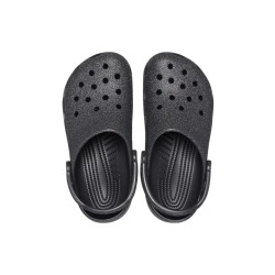 Sabot Classic Glitter Noir – Le confort iconique revisité avec une touche brillante