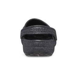 Sabot Classic Glitter Noir – Le confort iconique revisité avec une touche brillante