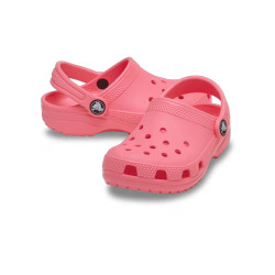 Sabot Crocs Petit Enfant Rose Corail Classic Clog – Confort et style pour les tout-petits – Disponible Chez DM'Sports